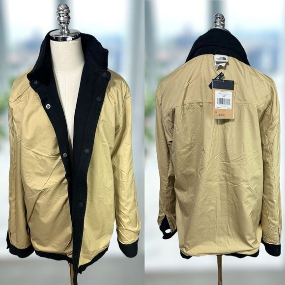 The North Face Valley Twill Utility Button Down Flannel Jacket Coat Parka Size L - Picture 11 of 12